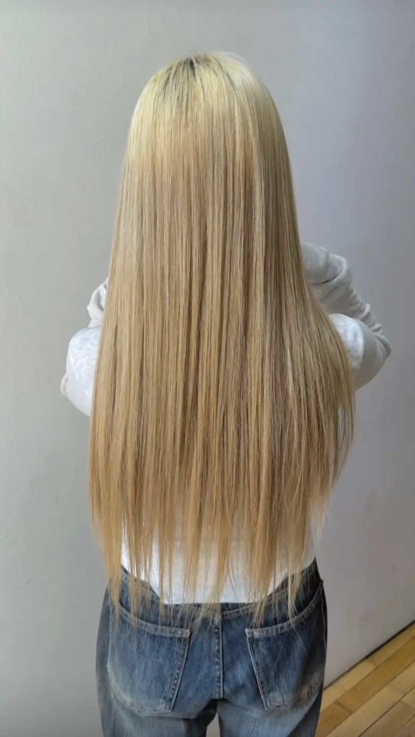 RARIEN Gangnam — 24K gold keratin treatment, finished K-glass hair